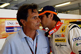 Nelson Piquet Sr and Junior