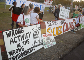 Rally Australia protestors 2009