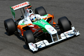 Adrian Sutil, Force India, Monza practice 2009