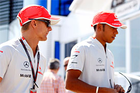 Heikki Kovalainen, Lewis Hamilton