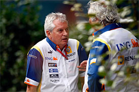 Pat Symonds and Flavio Briatore