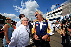 Bernie Ecclestone, Flavio Briatore, Hungary