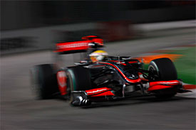 Lewis Hamilton, McLaren, Singapore GP