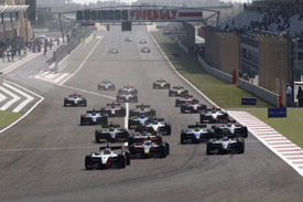 Sakhir GP2 Asia start 2009