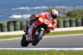 Casey Stoner, Ducati, Phillip Island practice 2009