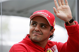 Felipe Massa at the Brazilian GP