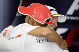 Jenson Button, Lewis Hamilton