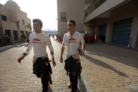 Jaime Alguersuari and Sebastien Buemi