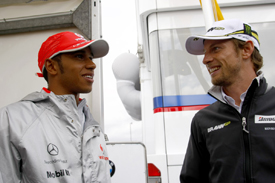 Lewis Hamilton and Jenson Button