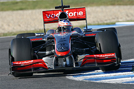 Gary Paffett, McLaren, Jerez testing