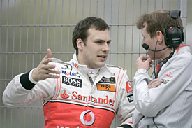 Gary Paffett, McLaren, Jerez testing