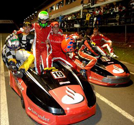 Felipe Massa, Lucas di Grassi and Julio Campos win the 2009 Granja Viana 500