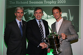 Damon Hill, Gordon Brown, Jenson Button
