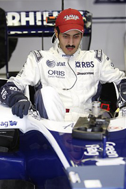 Sheikh Khalid bin Hamad Al-Thani, Williams test, Losail 2009