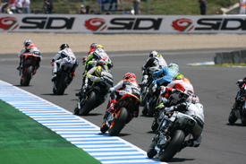 Spanish MotoGP start 2009