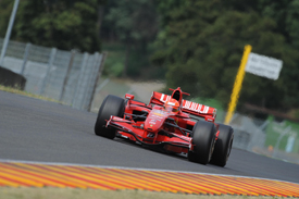 Michael Schumacher tests a 2007 Ferrari at Mugello