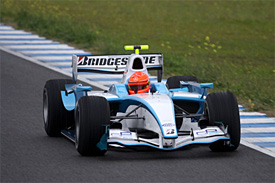 Michael Schumacher, GP2 testing, Jerez