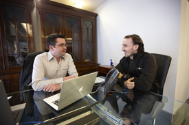 Eric Boullier and Robert Kubica