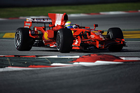 Felipe Massa, Barcelona testing