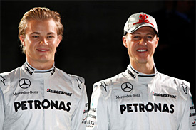 Nico Rosberg, Michael Schumacher