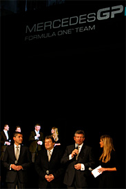 Nick Fry, Norbert Haug, Ross Brawn