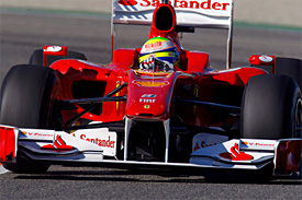 Felipe Massa, Ferrari, Valencia testing