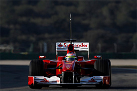 Felipe Massa, Ferrari, Valencia testing