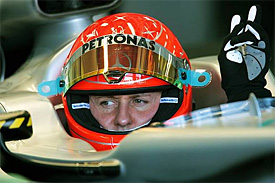 Michael Schumacher, Mercedes GP, Valencia testing