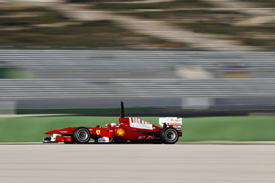 Fernando Alonso, Ferrari, Valencia testing February 2010