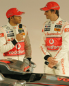 Hamilton versus Button at McLaren