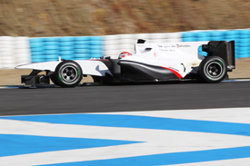 Kamui Kobayashi, Sauber, Jerez testing 2010