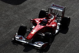 Fernando Alonso, Ferrari, Jerez testing February 2010