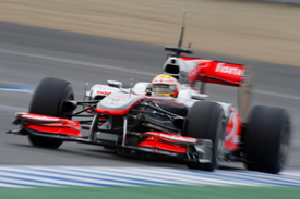Lewis Hamilton, McLaren, Jerez testing February 2010