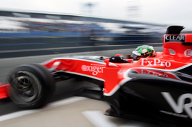 Lucas di Grassi, Virgin, Jerez testing February 2010