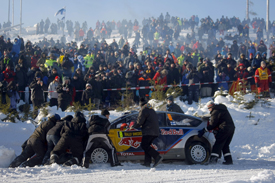 Kimi Raikkonen, Citroen Junior, Rally Sweden 2010