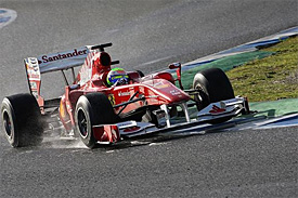 Felipe Massa, Ferrari, Jerez testing
