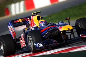 Mark Webber, Red Bull, Catalunya testing February 2010