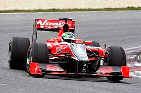Lucas di Grassi, Virgin Racing, Barcelona test 2010