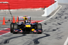 Sebastian Vettel, Red Bull, Catalunya testing February 2010