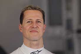 Michael Schumacher, Mercedes, Barcelona test, 2010