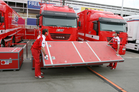 Ferrari crew