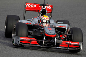 Lewis Hamilton, McLaren, Barcelona testing