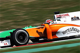 Tonio Liuzzi, Force India, Barcelona testing