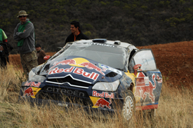 Kimi Raikkonen's crashed Citroen, Mexico 2010