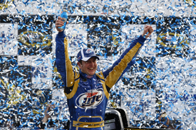 Kurt Busch celebrates Atlanta victory 2010