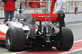 McLaren rear wing