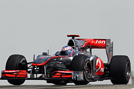 Jenson Button, McLaren, Bahrain 2010