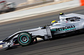 Nico Rosberg, Mercedes, Bahrain 2010