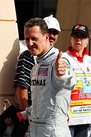 Michael Schumacher, Mercedes GP, Barcelona testing