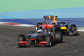 Jenson Button, Mark Webber, Bahrain GP